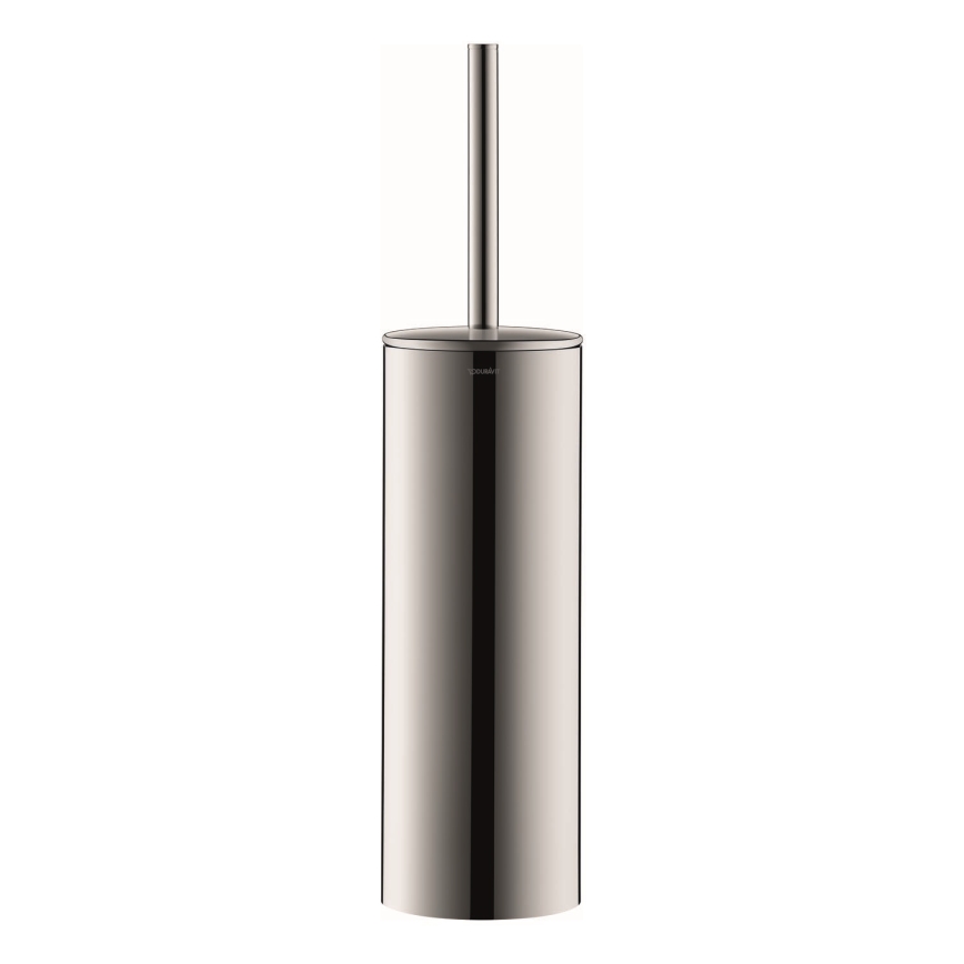 Duravit 99281000 - Escobilla de WC de pie D-CODE, cromo brillante