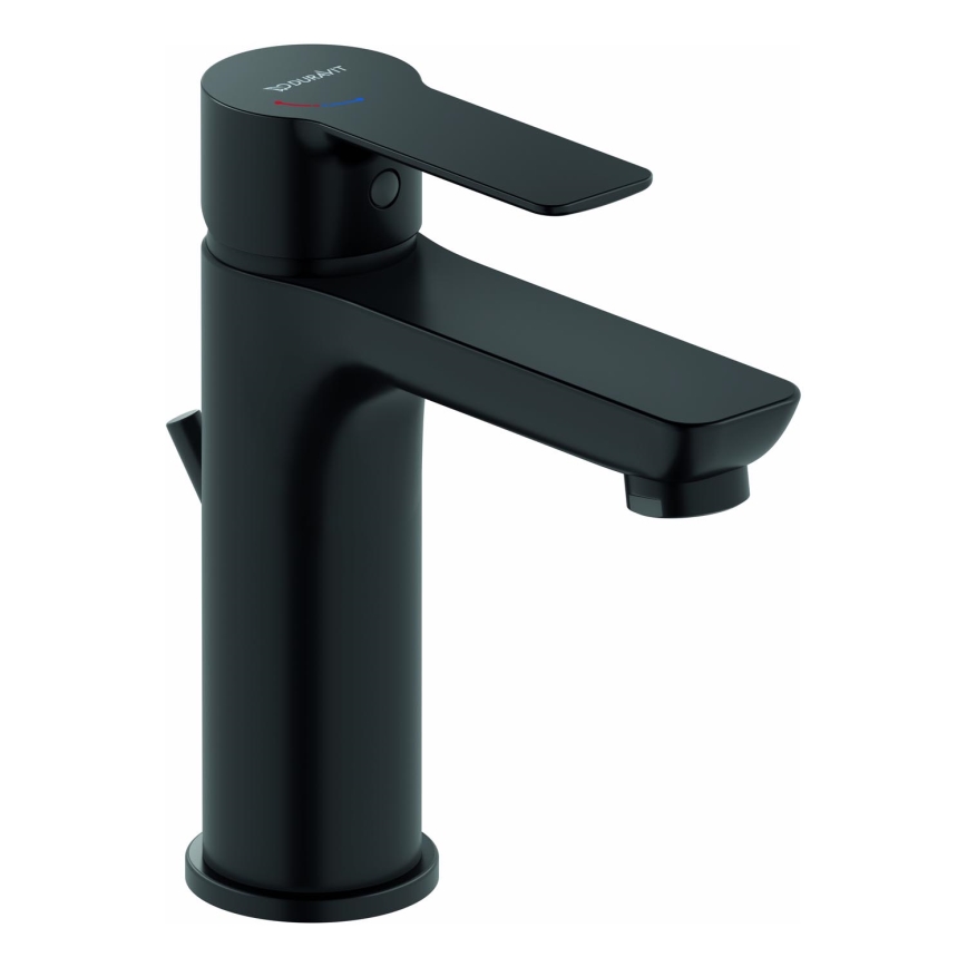 Duravit DC1023001046 - Grifo de lavabo + válvula de desagüe D-CODE negro mate