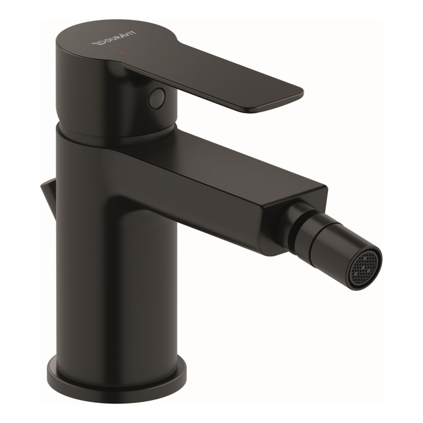 Duravit DC2400011046 - Grifo para bidé D-CODE negro mate