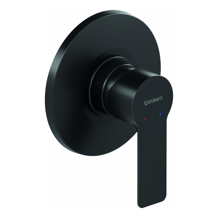 Duravit DC4210007046 - Mezclador de ducha para instalación empotrada D-CODE, negro mate