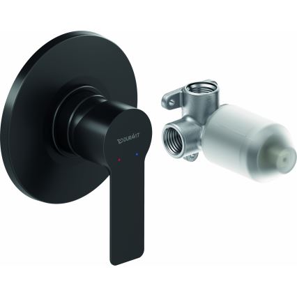 Duravit DC4210007046 - Mezclador de ducha para instalación empotrada D-CODE, negro mate