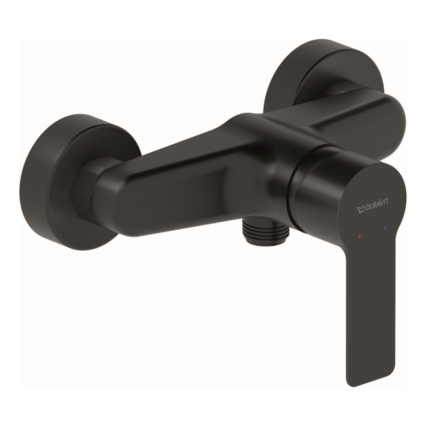 Duravit DC4230001046 - Grifo de ducha D-CODE negro mate