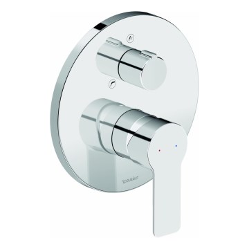 Duravit DC5210012010 - Grifo de bañera para instalación empotrada D-CODE, acabado en cromo brillante