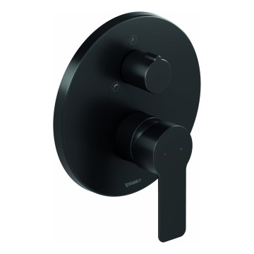Duravit DC5210012046 - Grifo de bañera para instalación empotrada D-CODE, acabado negro mate