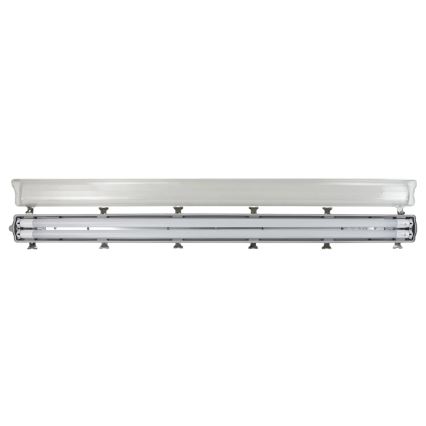 e2 elektro -LED Luminaria técnica fluorescente CLASSIC-POWER 2xG13/18W/230V 4000K 126,8 cm IP65