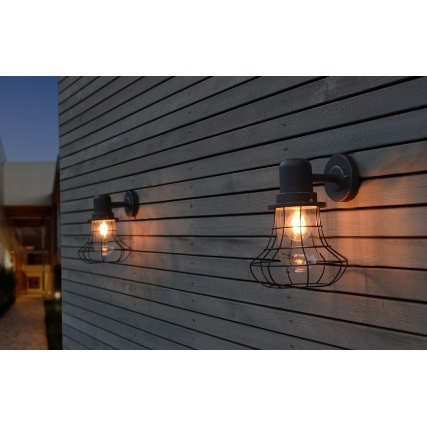 Eco-Lámpara - Aplique de exterior BIRD 1xE27/60W/230V IP44