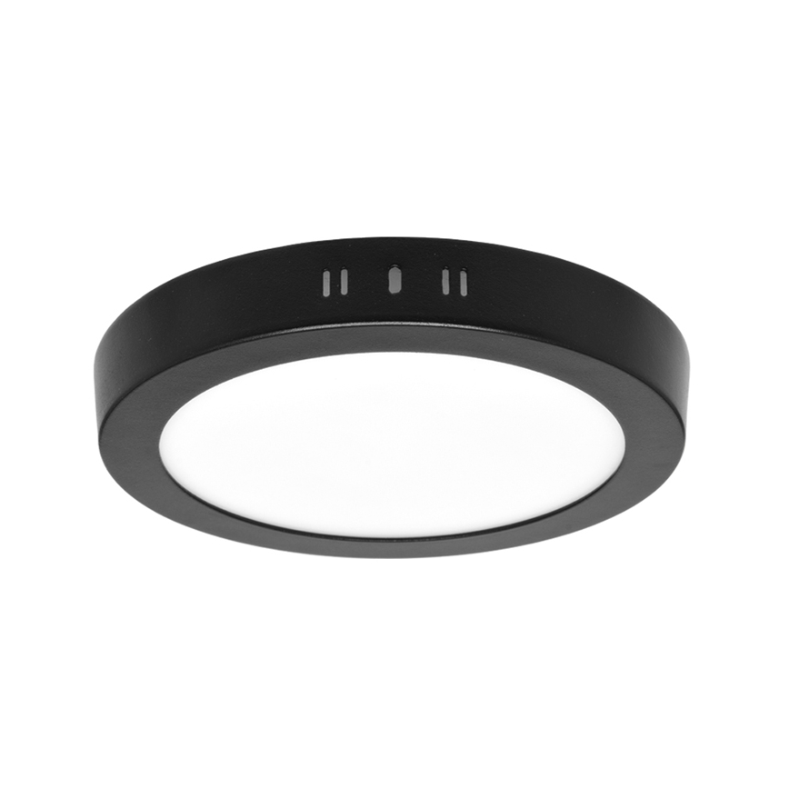 Plafón LED LADA LED/25W/230V 3000/4000/6000K diá. 30 cm negro