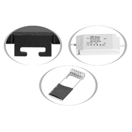 Lámpara empotrable de baño LED LADA LED/25W/230V 3000/4000/6000K diá. 30 cm IP44 blanco