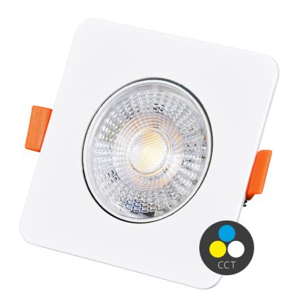 Lámpara empotrable LED regulable KENT LED/3/5/7W/230V 3000/4000/6000K 9x9 cm blanco