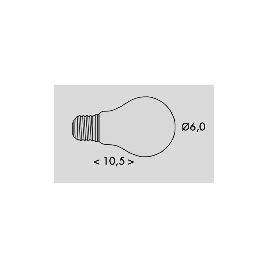 Bombilla LED RETRO A60 E27/7,2W/230V 3000K 1520lm