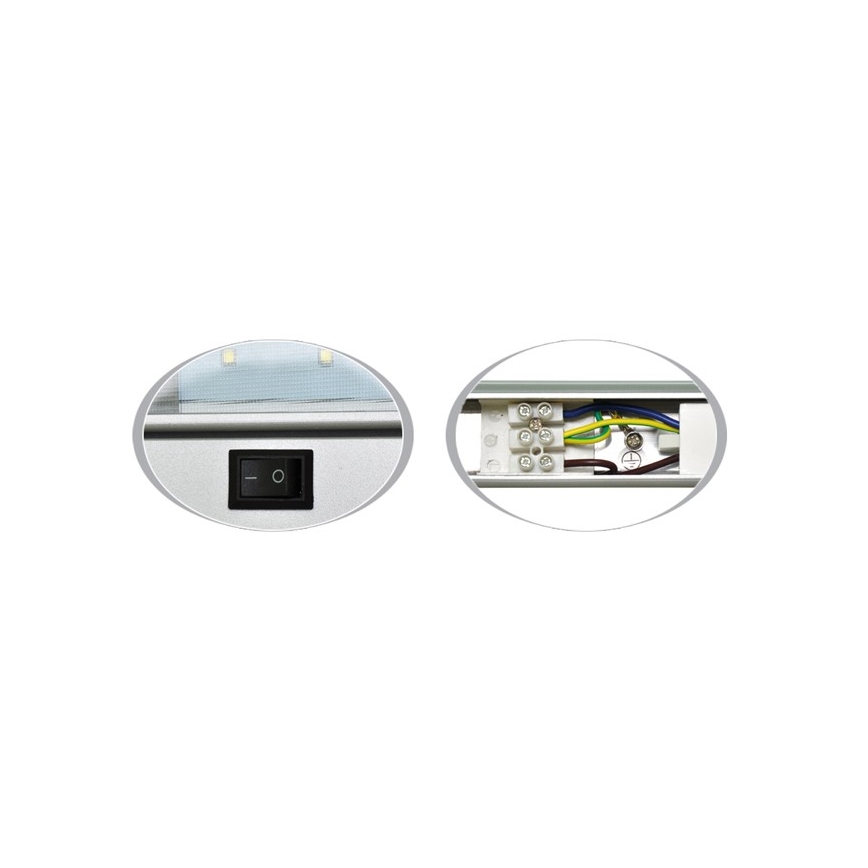 Lámpara LED debajo del gabinete GANYS LED/15W/230V