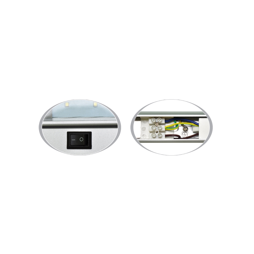Lámpara LED debajo del gabinete GANYS LED/15W/230V