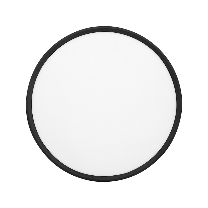 Plafón LED SALY LED/32W/230V 3000/4000/6000K diá. 40 cm IP40 negro