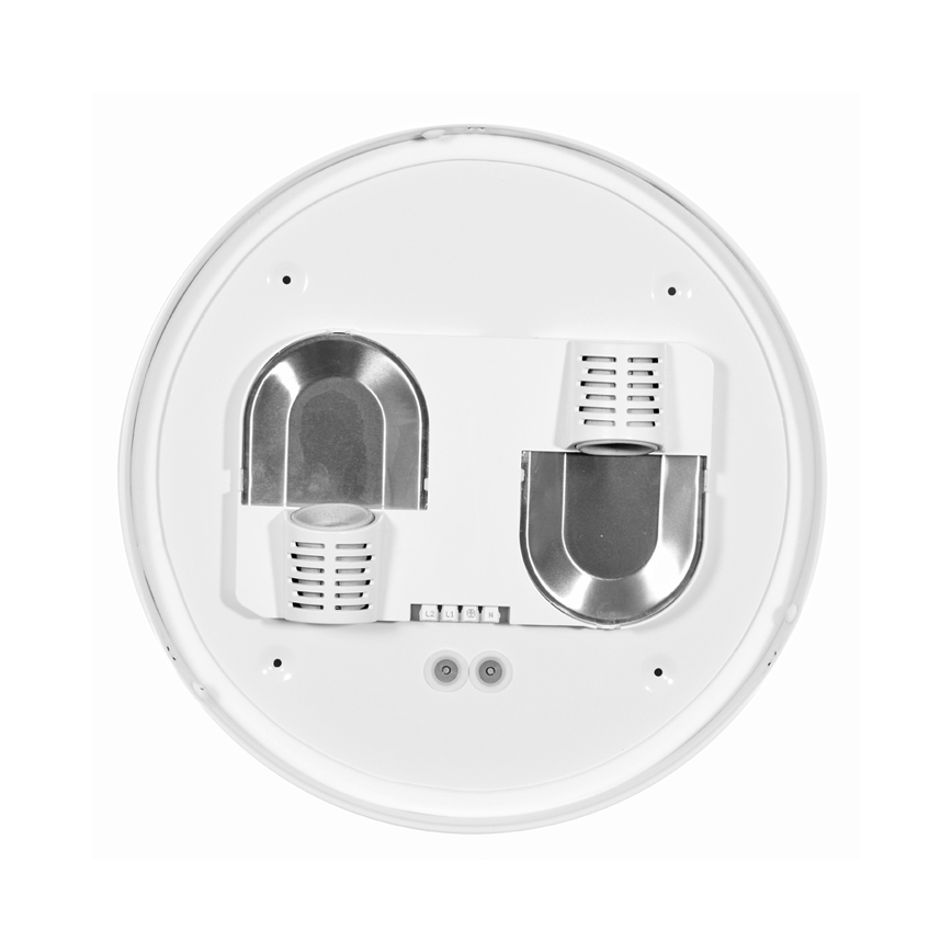 Plafón de exterior HECTOR 2xE27/60W/230V diá. 40 cm IP44 ópalo blanco
