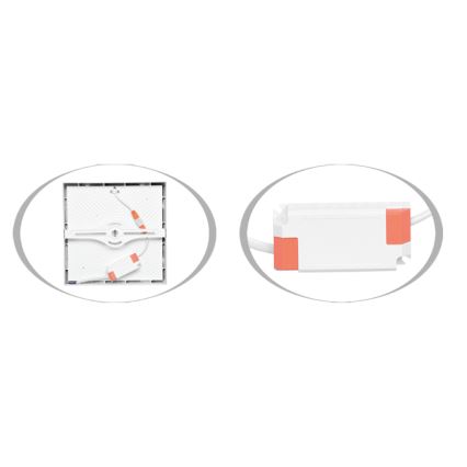 Plafón LED TRIM LED/36W/230V 22,5x22,5 cm