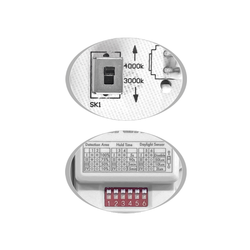 Plafón LED de exterior con sensor MARTIN LED/15W/230V 3000/4000K diá. 30 cm IP65 blanco