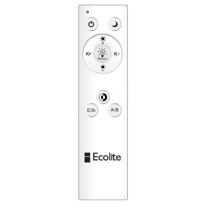 Plafón LED regulable NEST LED/40W/230V 3000-6500K gris + mando a distancia