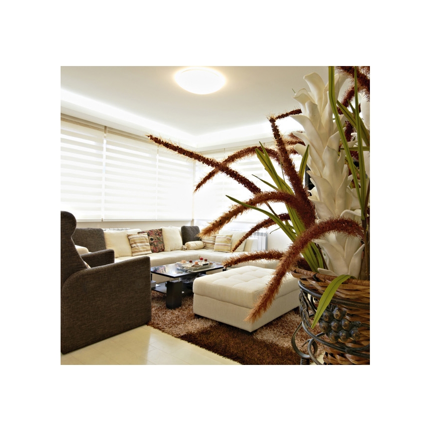 Plafón LED regulable DIAMANT LED/25W/230V + mando a distancia