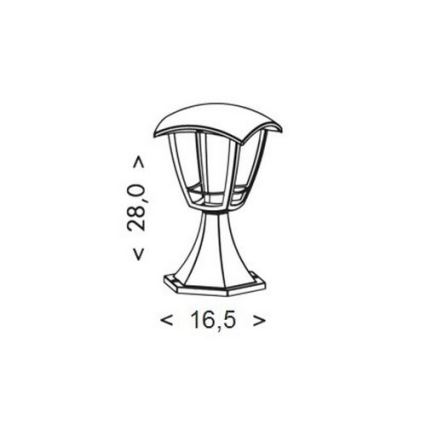 Lámpara LED de exterior VERONA LED/8W/230V IP44
