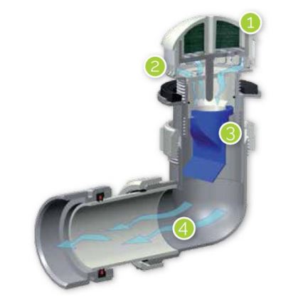 EcoStep 30011 - Urinario sin agua P1.1, cerámica blanca