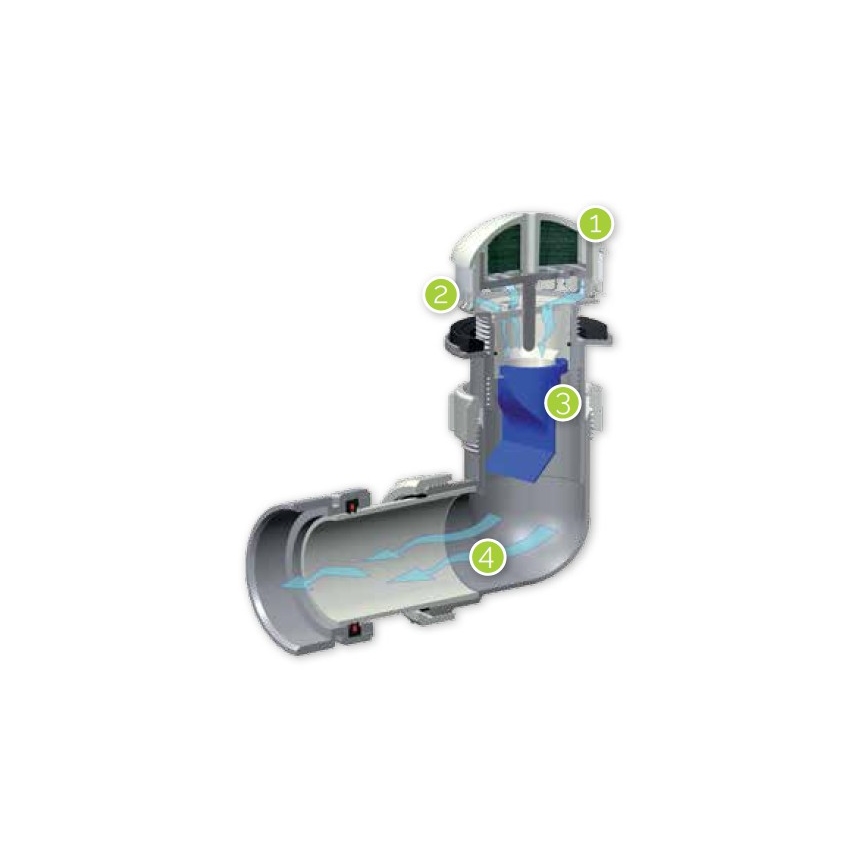 EcoStep 30032 - Válvula de recambio para urinario sin agua P1