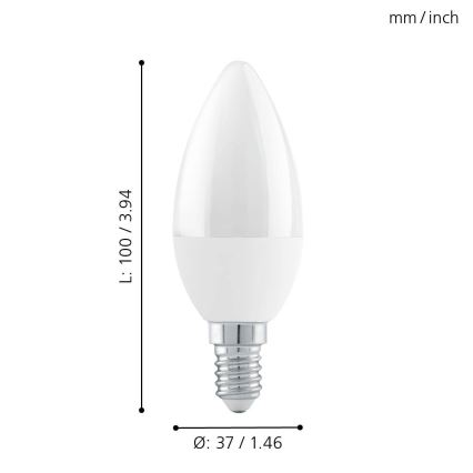 Bombilla LED regulable E14/6W/230V - STEPDIMMING - Eglo