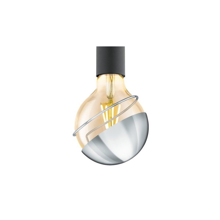 Eglo 11907 - Tapa esférica decorativa para bombilla G95 cromo brillante