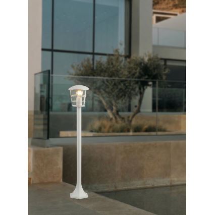 Eglo 18799 - Lámpara exterior ALORIA 1xE27/60W/230V IP44 blanca