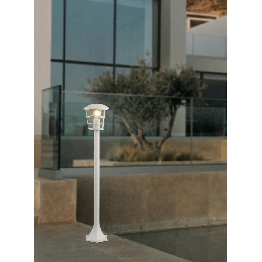 Eglo 18799 - Lámpara exterior ALORIA 1xE27/60W/230V IP44 blanca