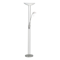 Eglo 25869 - Lámpara de pie regulable BAYA 1xR7s/230W/230V+1xG9/33W cromo mate