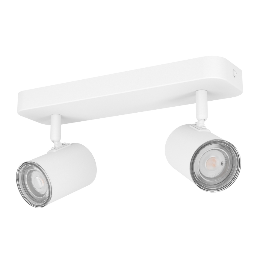 Eglo - Foco para baño 2xGU10/5W/230V IP44 blanco