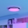 Eglo 300687 - Luminaria de techo LED RGBW regulable MONTEGRANARO-Z LED/18,5W/230V 2700-6500K Ø 39,4 cm negra + mando a distancia