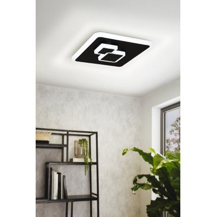 Eglo - Lámpara de techo LED LED/7,8W/230V negra