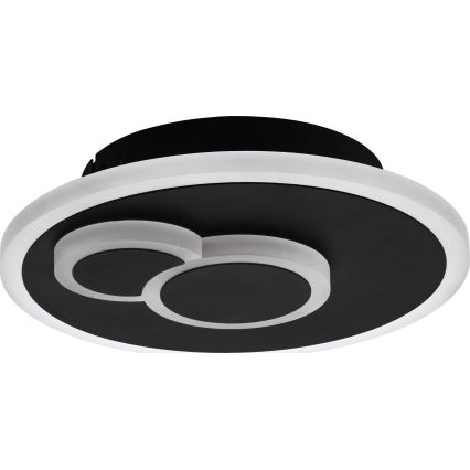 Eglo - Lámpara de techo LED LED/7,8W/230V Ø 20 cm negra