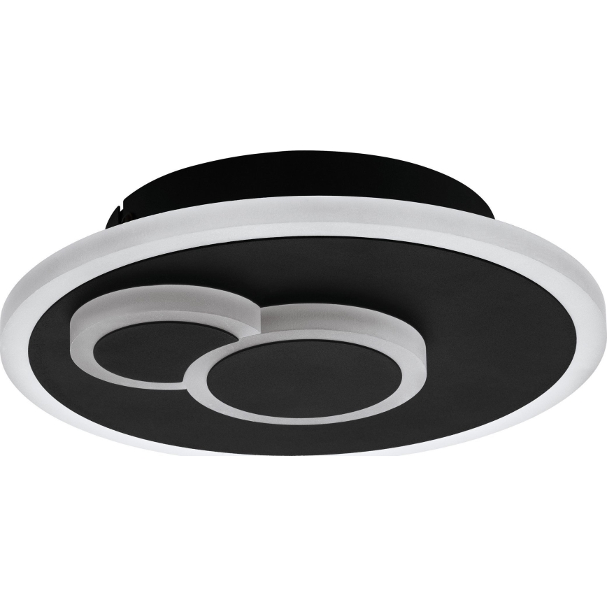Eglo - Lámpara de techo LED LED/7,8W/230V Ø 20 cm negra