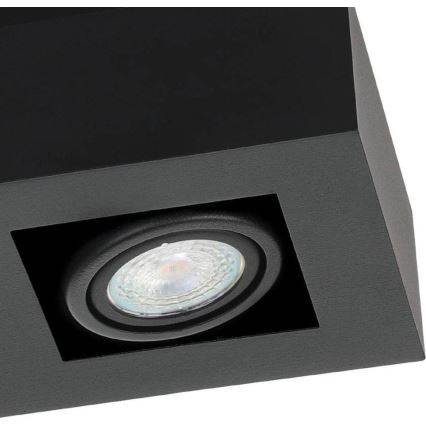 Eglo 31064 - Foco LED empotrable MENDOZA 3xLED/4,7W/230V 3000K negro