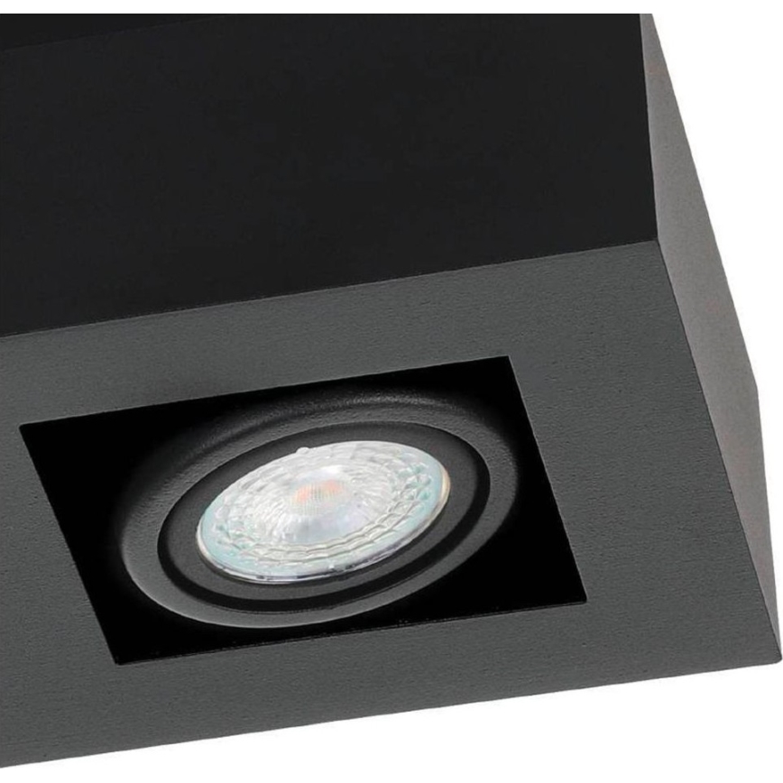 Eglo 31064 - Foco LED empotrable MENDOZA 3xLED/4,7W/230V 3000K negro