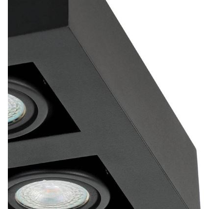 Eglo 31065 - Foco LED MENDOZA 4xLED/4,7W/230V 3000K negro