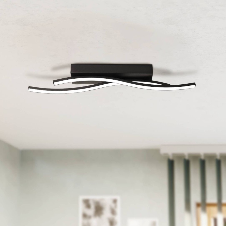 Eglo 31226 - Plafón LED ALBORAYA LED/10,8W/230V 3000K negro