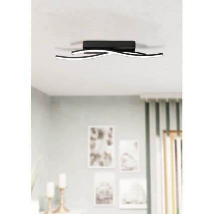 Eglo 31226 - Plafón LED ALBORAYA LED/10,8W/230V 3000K negro