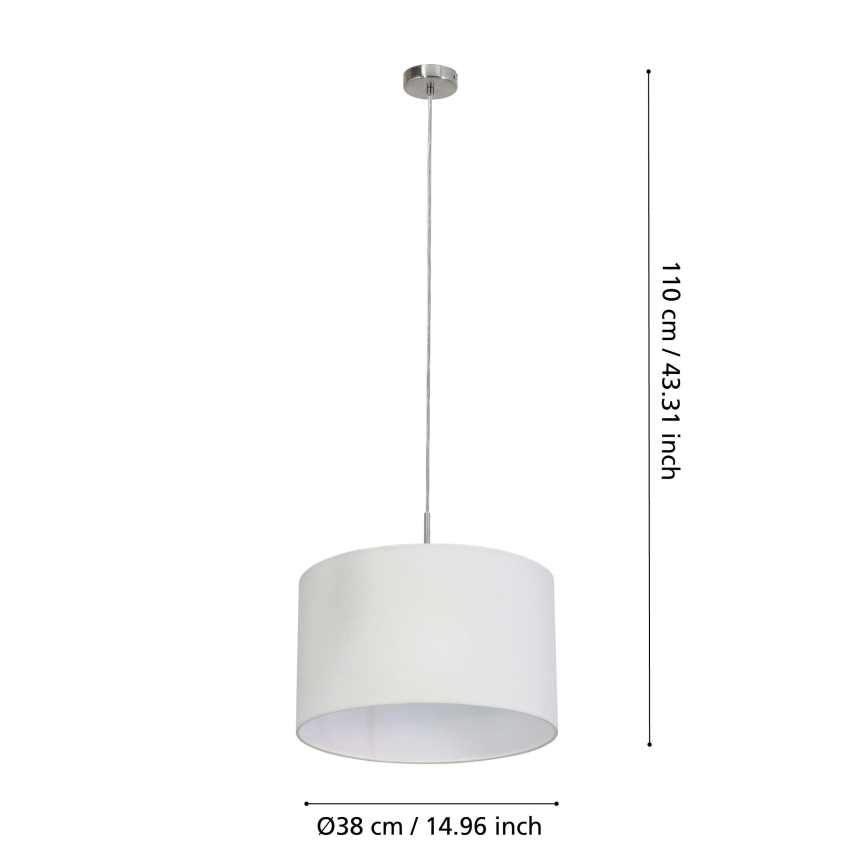 Eglo - Lámpara colgante 1xE27/60W/230V