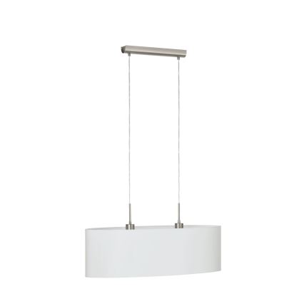 Eglo - Lámpara colgante con cable 2xE27/60W/230V