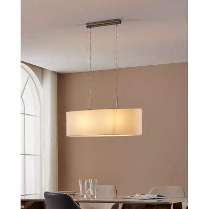 Eglo - Lámpara colgante con cable 2xE27/60W/230V