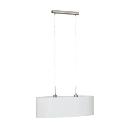 Eglo - Lámpara colgante con cable 2xE27/60W/230V