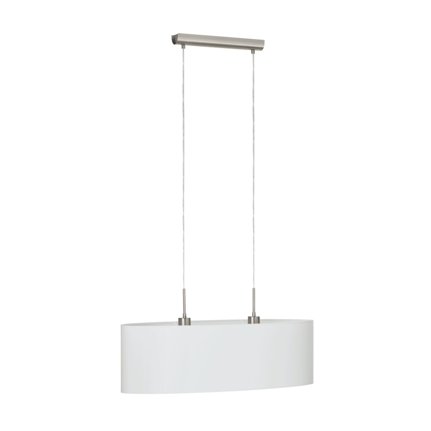 Eglo - Lámpara colgante con cable 2xE27/60W/230V