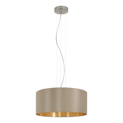 Eglo - Lámpara colgante con cable 3xE27/60W/230V