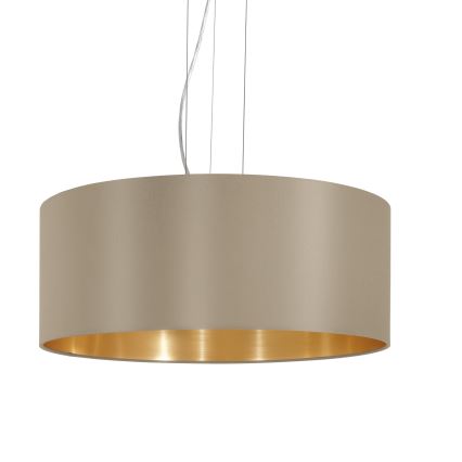 Eglo - Lámpara colgante con cable 3xE27/60W/230V