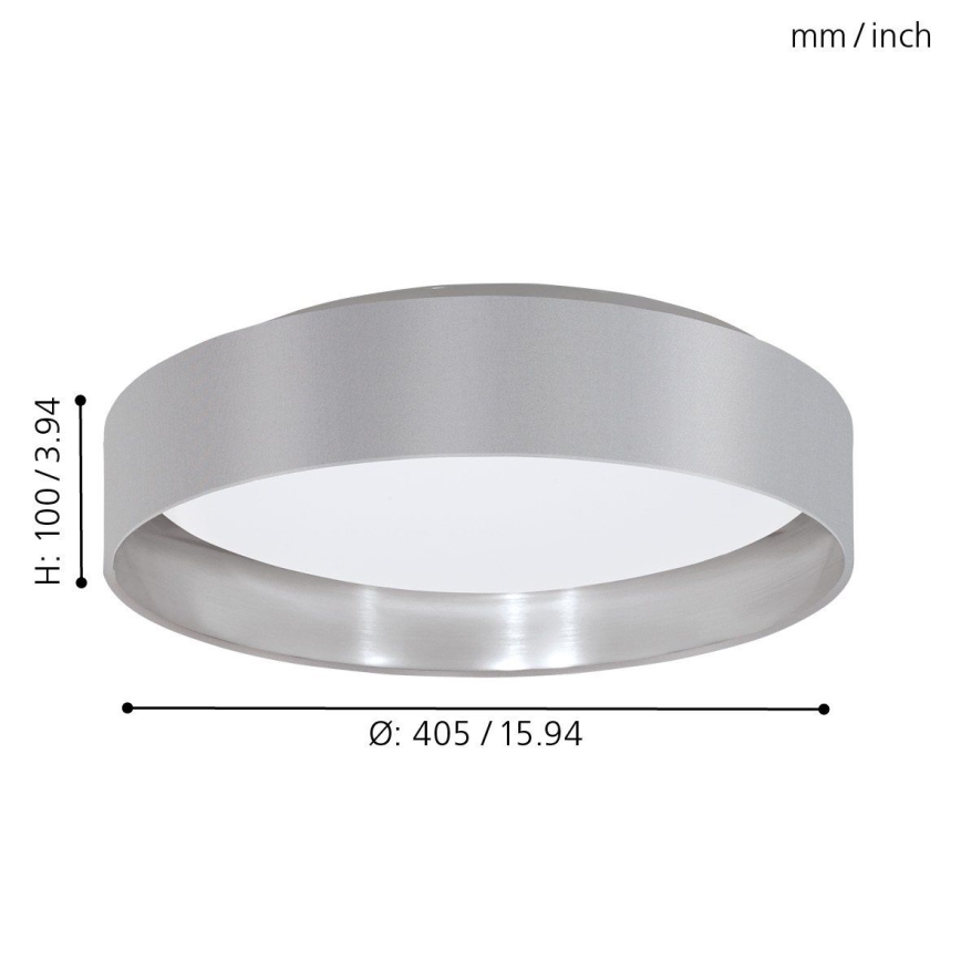 Eglo 31623 - Plafón LED MASERLO 1xLED/16W/230V