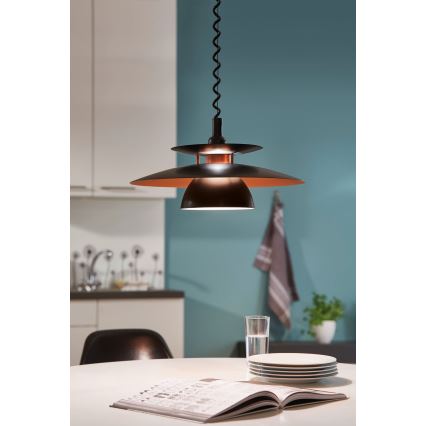 Eglo - Lámpara colgante ajustable 1xE27/60W/230V