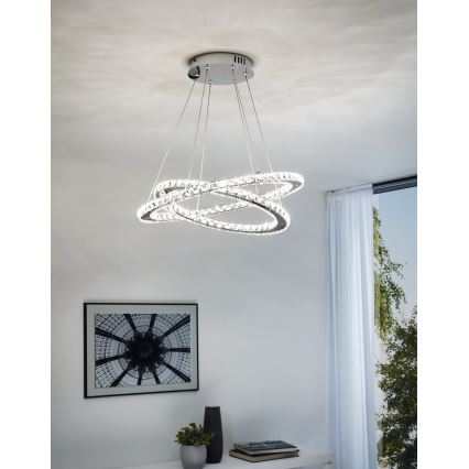 Eglo - Lámpara LED colgante LED/29,6W/230V